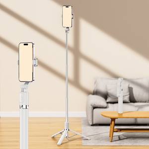 Trípode de poste selfie de 1,7 <span class=keywords><strong>metros</strong></span> con rotación de 360 grados soporte universal de transmisión en vivo <span class=keywords><strong>para</strong></span> teléfonos móviles herramienta de fotografía <span class=keywords><strong>para</strong></span> - Product Image 6