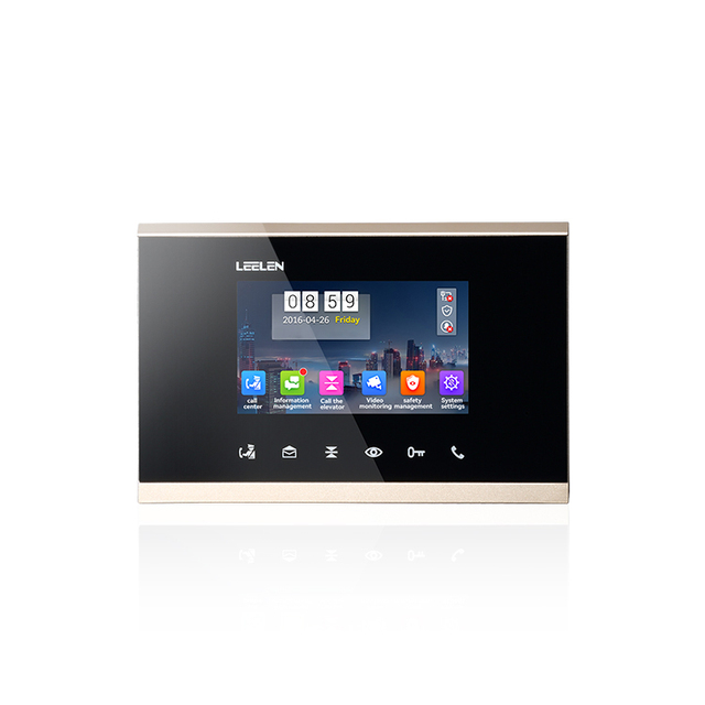 LEELEN OEM / ODM Building Intercom System IoT 4.3 Inches Indoor Monitor PoE Power Supply Home Video Intercom 3 Etage
