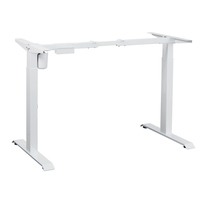 Bureau debout moderne à montage rapide, ergonomique, extensible, réglable en hauteur électriquement par un seul moteur, 3 mémoires, 20 mm/s