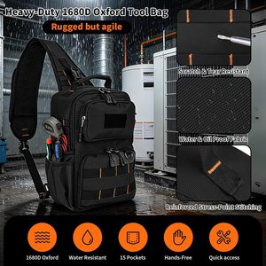 Factory Custom Upgraded Thick Version Oxford Fabric <b>Tool</b> <b>Bag</b> Custom Tactical Toolbox <b>Bag</b> - Product Image 3