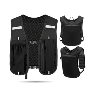 Chaleco de Running de Nailon Personalizado de Fábrica con Mochila de Hidratación Reflectante Transpirable e Impermeable para Deportes al Aire Libre - Product Image 1