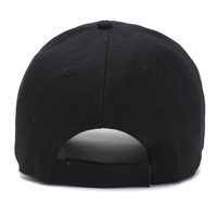 Cappellino da Baseball da Donna in Tinta Unita Nero, Traspirante, con Protezione Solare, per Esterni, Primavera-Estate