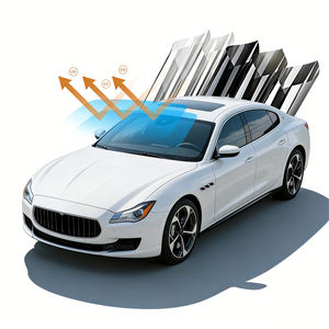Película de Aislamiento Térmico para Ventanas de Auto HD Transparente, Antideslumbrante y con Bloqueo de Rayos UV - Product Image 1