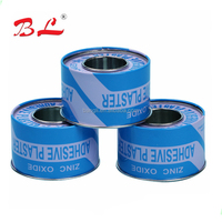 Pansement adhésif médical à l'oxyde de zinc, garantie qualité, étanche, certifié TUV-CE ISO13485 Classe I, tailles 2,5CM-5M, boîte métallique