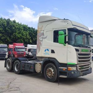 Camión Tractor Usado <span class=keywords><strong>SCANIA</strong></span> G440 6x2 Blanco Verde de Alto Rendimiento, Amplio Stock Disponible - Product Image 2