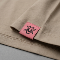 Étiquette de vêtement personnalisée rose à boucle, à coudre sur l'ourlet de la manche tissée