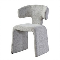Chaise de salle à manger classique européenne en gros, taille personnalisée, chaise d'appoint rembourrée pour la maison, le café, le restaurant, le salon
