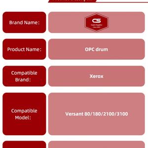 Tambor OPC Verde Fuji para Xerox Versant 80 180 2100 3100 V80 V180 V2100 V3100, Larga Duración, OPC 013R00674 013R00676 - Product Image 6