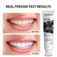 Dentifrice blanchissant OEM personnalisé à base de xylitol et de probiotiques, nano-hydroxyapatite, pour une haleine fraîche, hydroxyapatite 7.5