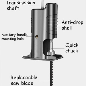 Adaptateur Tête de Conversion pour Perceuse Électrique en Scie Sabre Électrique, pour Découpe Bois et Métal - Product Image 4