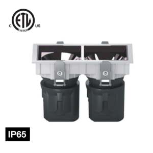 <span class=keywords><strong>Spot</strong></span> encastré LED rond blanc ETL 4 pouces 30W IP65 pour hôtel, CCT réglable, 110V - Product Image 2