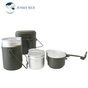 Kit <span class=keywords><strong>de</strong></span> cuisine tactique en aluminium 1,5 L, kit <span class=keywords><strong>de</strong></span> camping, gourde <span class=keywords><strong>de</strong></span> combat, pot pour le camping, la randonnée, la survie en milieu sauvage - Product Image 3