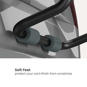 Support de coffre de <span class=keywords><strong>voiture</strong></span> pliable en acier CBR12-31T <span class=keywords><strong>pour</strong></span> 3 vélos, sans attelage, avec sangles anti-oscillation <span class=keywords><strong>pour</strong></span> la plupart des véhicules, SUV et voitures - Product Image 5