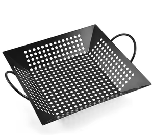 Hot Selling Barbecue Accessories Bbq Tray Carbon Steel Grill <strong>Oven</strong> Tray Bbq Wire Mesh Bbq Serving Trayfor Vegetable Grilling - Product Image 2