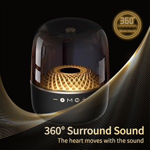 ลำโพงไร้สาย BT Glass Speaker พร้อมไฟเพชร 5 ดวง แสดงแสงสี 4+1 ระบบเสียงเซอร์ราวด์ ไฟกลางคืน แบตเตอรี่ 8000mAh - Product Image 5