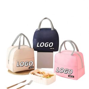 Bolsa de Almuerzo Promocional X418 con Logotipo Personalizado, Bolsa de Picnic Térmica Aislante, Portátil, de Oxford Grueso, para Oficina - Product Image 1