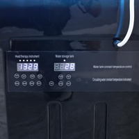 Équipement de salon de luxe : Bac de lavage de cheveux mobile et portable avec réservoir d'eau, sans plomberie, pour spa capillaire