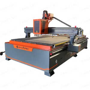 Máquina multifuncional roteadora CNC 1325 2030 ATC para MDF, madeira, acrílico, PVC, placa de duas cores