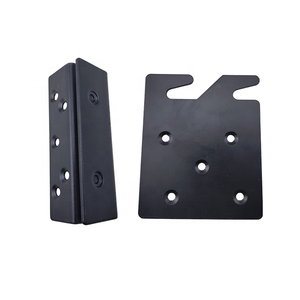 Supports de rail de lit robustes sans mortaise Connecteurs de cadre de lit en <span class=keywords><strong>bois</strong></span> zingués avec vis - Product Image 3