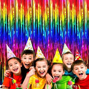 ستائر معدنية برتقالية خلفية من الستائر ، ستائر ستائر معدنية لقطعة واحدة - Product Image 3