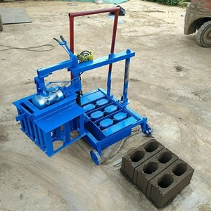 Di Động Nhỏ Xách Tay Handmade Rỗng Xi Măng Bay Tro Khối Máy Làm Gạch Khối Máy Làm Gạch Giá Thấp Nhất - Product Image 2