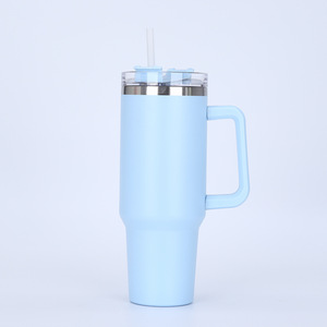Wholesale 40oz Stainless Steel Leak-Proof <b>Tumblers</b> 6-12 Hours Thermal Insulation Non-Slip <b>Handle</b> OEM/ODM Custom Logo for Parties - Product Image 5