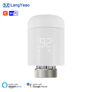 Langyeao Wifi hiện đại tuya wifi thông minh nhiệt Tản nhiệt van lập trình TRV cho nhà nhiệt điều khiển từ xa - Product Image 1