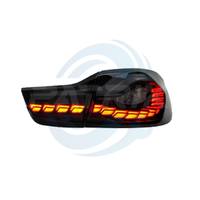 Feux arrière OLED à l'échelle de dragon fumée rouge de conception nouvelle pour BMW F30, feux arrière F35, feu arrière de haute qualité