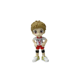 Figurines d'anime <span class=keywords><strong>Haikyuu</strong></span> Hinata Shoyo <span class=keywords><strong>Oikawa</strong></span> Tooru Tobio en PVC, taille mini 7-9CM, lot de 6 pièces, jouets de jeu de la boîte à œufs Gachapon, prix de jeu - Product Image 2