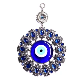 Factory Price Wall Hanging Decor Blue Eye Wall Decorations for Home Ornament Glass Turkish Large Evil Eye Decoration