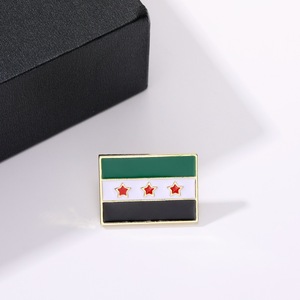 Nhà Sản Xuất Syria Cờ Quốc Gia Ve Áo Pin Hat Khăn Túi Quần Áo Đồ Trang Sức Phụ Kiện Syrian Bản Đồ Trâm Cài Cờ Trâm Pin - Product Image 4