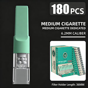 Filtros Desechables para Cigarrillos, Triple Filtración de 3 Etapas, Solo para Cigarrillos Medianos de 6.2 mm, Boquilla con Filtro Mediano - Product Image 5