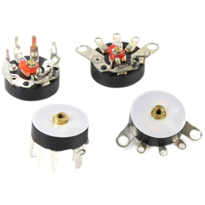RV12 potensiometer roda jempol Putar Film karbon linier dengan saklar 5k 10k 100k detail produk - Product Image 1
