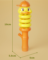 Nouveau Jouet Serpent Lumineux Twist Glow Whistle avec Canard Balançoire Lumineux, Jouets de Décompression Rotatifs Équilibrés, Petits Jouets Nouveauté, Jouets Éducatifs