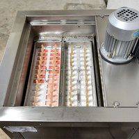 Machine à fabriquer des glaces Moxin 500-600 pièces/h en acier inoxydable 304, machine à fabriquer des sucettes glacées
