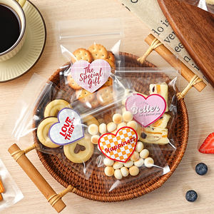 Galletas Ziplock Bolsa Snack Candy Cremallera Bolsa de embalaje Copo de nieve Patatas fritas Embalaje separado - Product Image 3