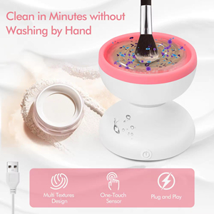 Limpiador de Brochas de Maquillaje Eléctrico Automático BETTERWAY con Logotipo Personalizado, Componentes de Plástico para una Limpieza Profunda y Funcionamiento Inmediato - Product Image 4