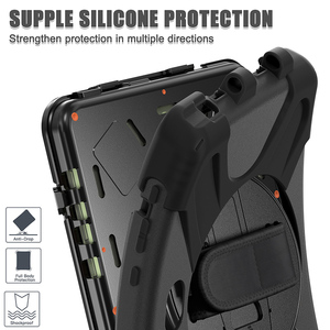 Funda Resistente a Golpes para Tablet <span class=keywords><strong>Samsung</strong></span> <span class=keywords><strong>Galaxy</strong></span> <span class=keywords><strong>Tab</strong></span> Active 5 <span class=keywords><strong>Pro</strong></span> 10.1 con Correa de Mano y Correa para el Hombro, Soporte Incorporado - Product Image 4