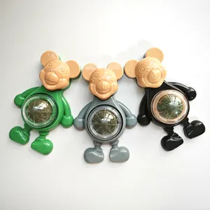 Pet Toy Mint Ball Whirlpool Cat Ball Catnip Cat Candy 2 In 1 Mickey Interaction Monkey Shape Cat Toy