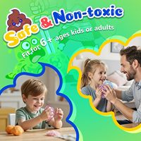 Nouveaux jouets anti-stress tendance : Caca scintillant en maltose à montée lente, à presser, pour adultes