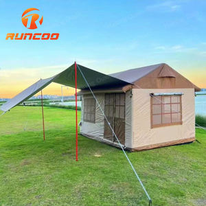 Carpa inflable ligera <span class=keywords><strong>de</strong></span> lujo Carpa <span class=keywords><strong>de</strong></span> aire Fácil instalación 4 estaciones Tienda impermeable para exteriores para 3-4 personas - Product Image 6