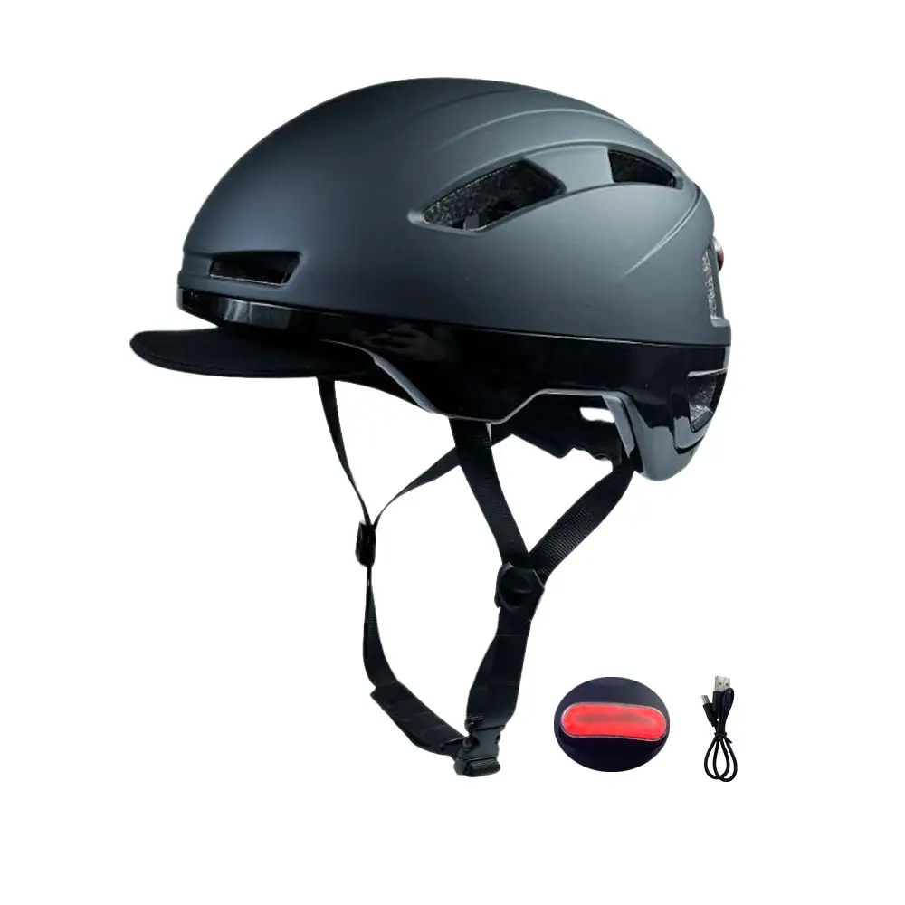 New Arrivals NTA-8776 E-Bike Helmet Patented Electric Bike Helmet With Rechargeable Light CPSC Adult Bike Helmets With 3 Sizes