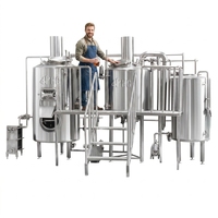Équipement de micro-brasserie de 1000L de qualité supérieure avec cuve sous pression, contrôle automatique PLC et utilisation facile