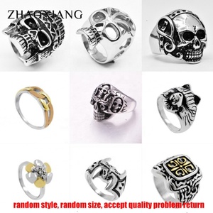 แหวนฮิปฮอปแฟชั่นปี 2024 คุณภาพสูง ขายส่งเครื่องประดับจำนวนมาก ลดราคาสูง เครื่องประดับสแตนเลส - Product Image 3