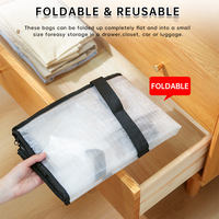 Offre Spéciale ménage voyage clair couette sac de rangement portable grands sacs mobiles avec poignée fermeture éclair