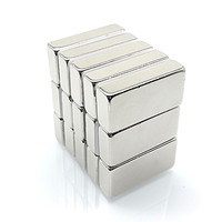Aimants carrés en néodyme N52 N35 N48, matériaux magnétiques puissants, grande taille, 15000gs, aimants monopôles en terres rares pour la vente en gros