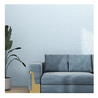 Papier peint auto-adhésif uni épais, imperméable et amovible pour chambre à coucher, dortoir, chambre de location, décoration murale et fond.