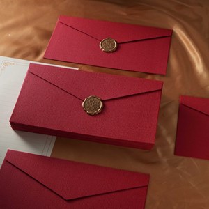 Hanfstoff-Briefumschlag-Set im Retro-Stil Chinesischer Stil Premium Heißgeprägtes Kraftpapier Einladungskarten <span class=keywords><strong>Postkarten</strong></span> - Product Image 1