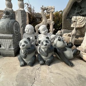 Sculture in pietra e sculture decorazione giardino pietra animali scultura - Product Image 4
