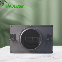 Ventilateur d'extraction silencieux FULUDE à moteur CC pour magasins de matériaux de construction, montage sur conduit, pales en fer, 220V 50Hz, ventilation EC personnalisée OEM/ODM